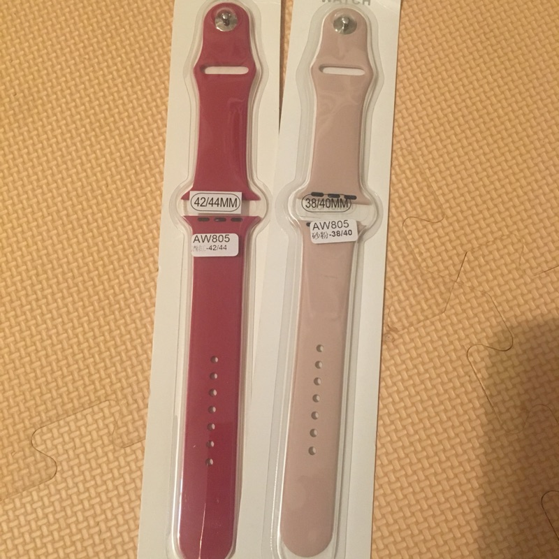賣桃紅色 Apple Watch 矽膠錶帶【非原廠】蘋果手錶 1 2 3 4代 42 44 mm iWatch 錶帶