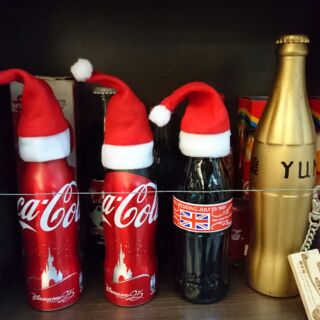 YUMO家 聖誕小帽 可裝飾你的可口可樂瓶