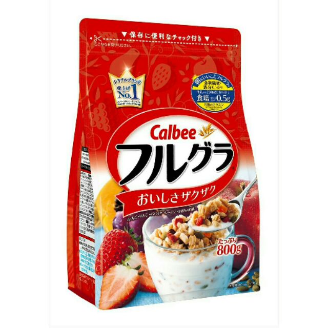 日本 Calbee 卡樂比麥片 熱帶水果口味