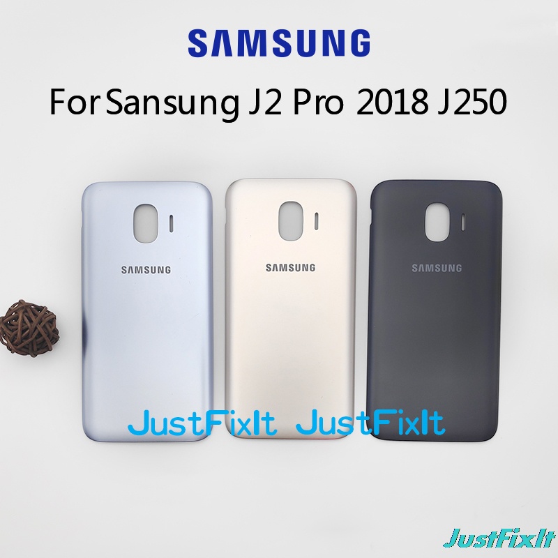 SAMSUNG 適用於三星 Galaxy J2 Pro 2018 J250F J250 手機殼外殼後電池蓋後蓋