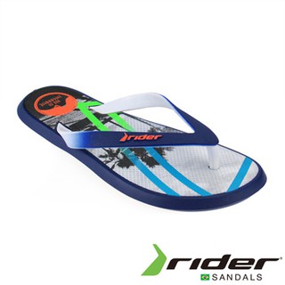 便宜運動器材 Rider RIRI82024236巴西 男 R2 AD 時尚機能夾腳拖/人字拖(藍/白) 彈性極佳的腳感