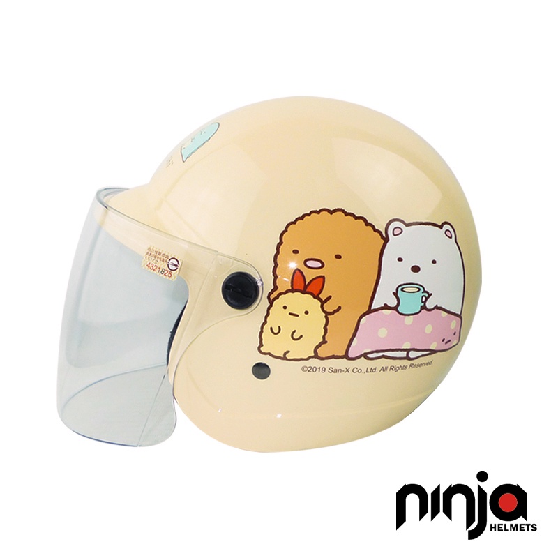 【ninja華泰安全帽】角落小夥伴 4/3半罩 兒童安全帽/856SG-1/857SG-1
