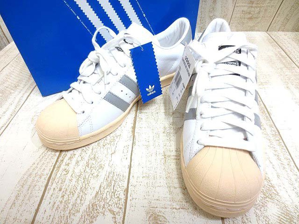 ☆ Tsu ☆ Adidas Originals 愛迪達 413209 SUPERSTAR VINTAGE 奶油頭 灰白