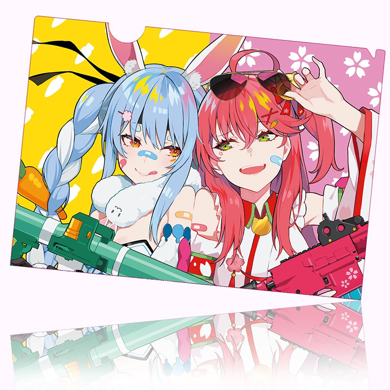 ぺこみこ大戦争 CD クリアファイル 兎田ぺこら さくらみこ