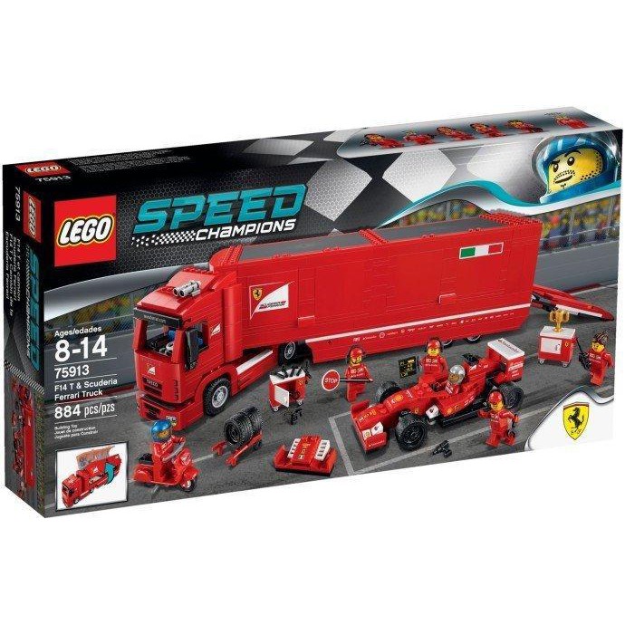 全新樂高 LEGO 75913 F14 T &amp; Scuderia Ferrari Truck 法拉利貨櫃車 現貨