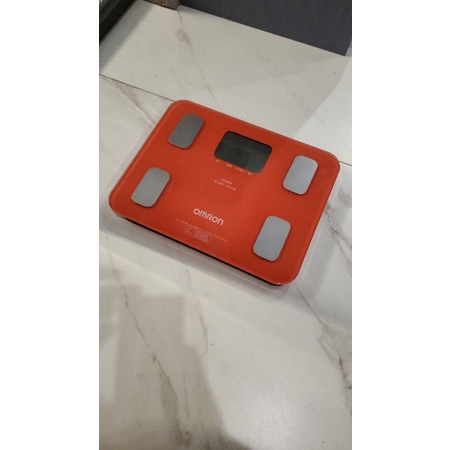 OMRON歐姆龍HBF-251-R 體重體脂計 鮮紅色粉紅桃紅色 全台最便宜 健康記錄測量體體態重計測試