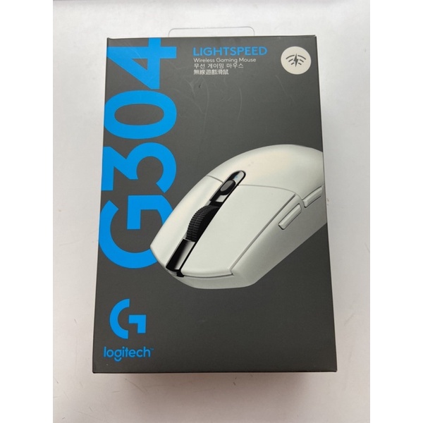 G304 羅技無線滑鼠 白色