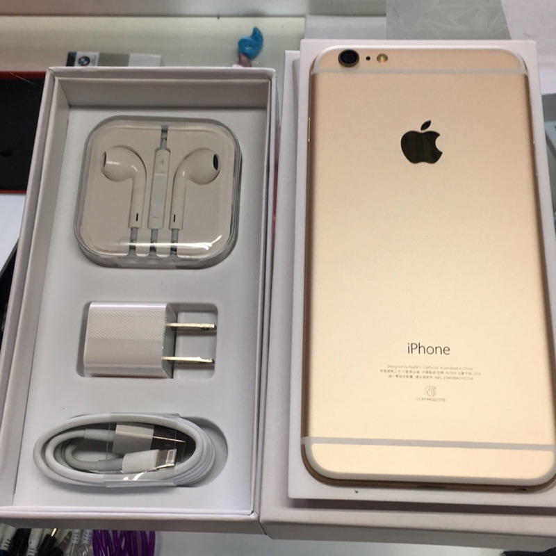 「現貨中」iPhone 6 Plus 64g金 無傷 電池良好