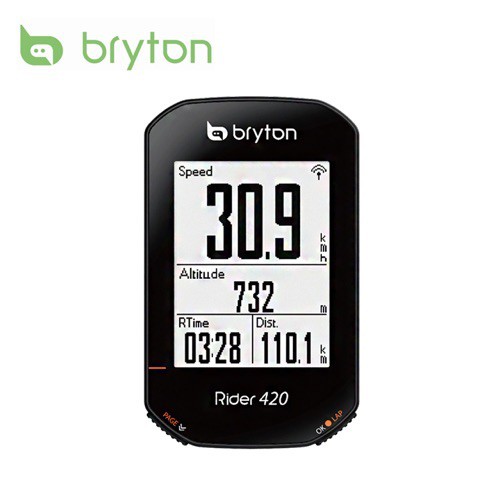 Bryton Rider 420E/420T GPS無線自行車記錄器（碼錶）