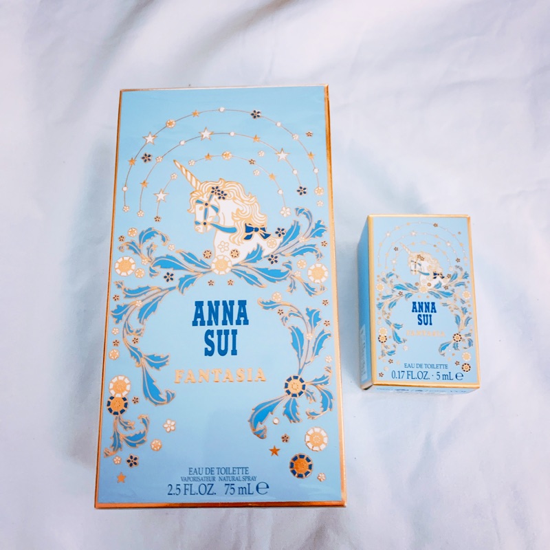 #ANNA SUI #安娜蘇童話獨角獸淡香水75ml+小香5ml～限量一組