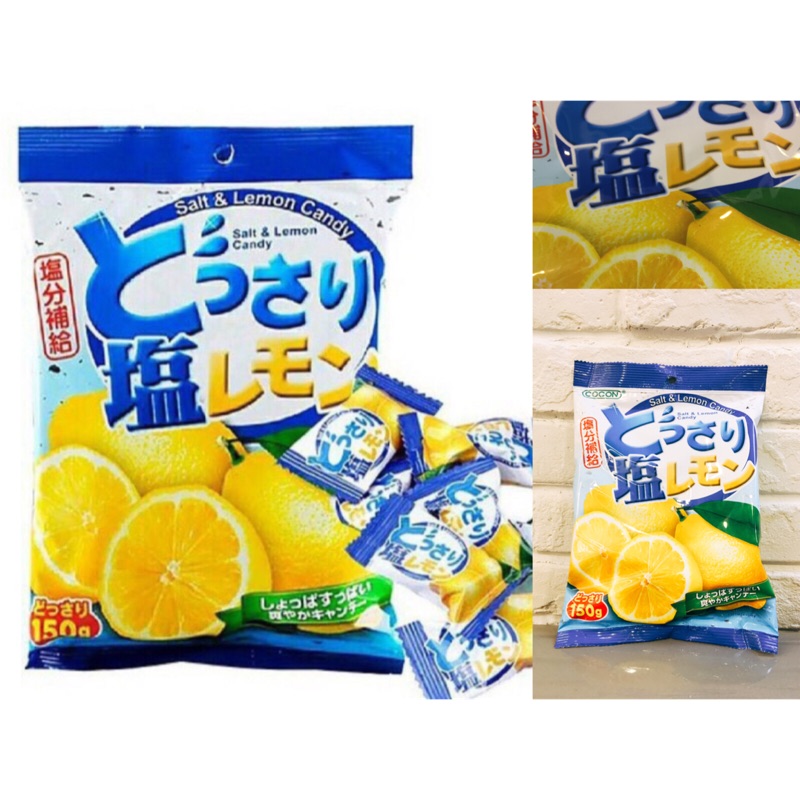 現貨快速出貨 蕃茄園 馬來西亞可康cocon 海鹽檸檬糖鹽檸檬鹽岩150g 15入 蝦皮購物