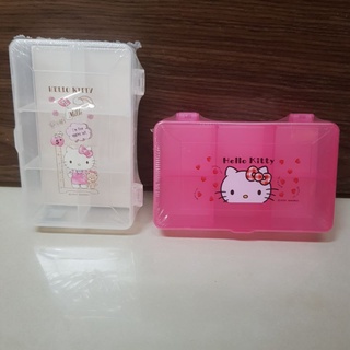 Hello Kitty 6格小物置物盒 收納盒 藥盒 小盒