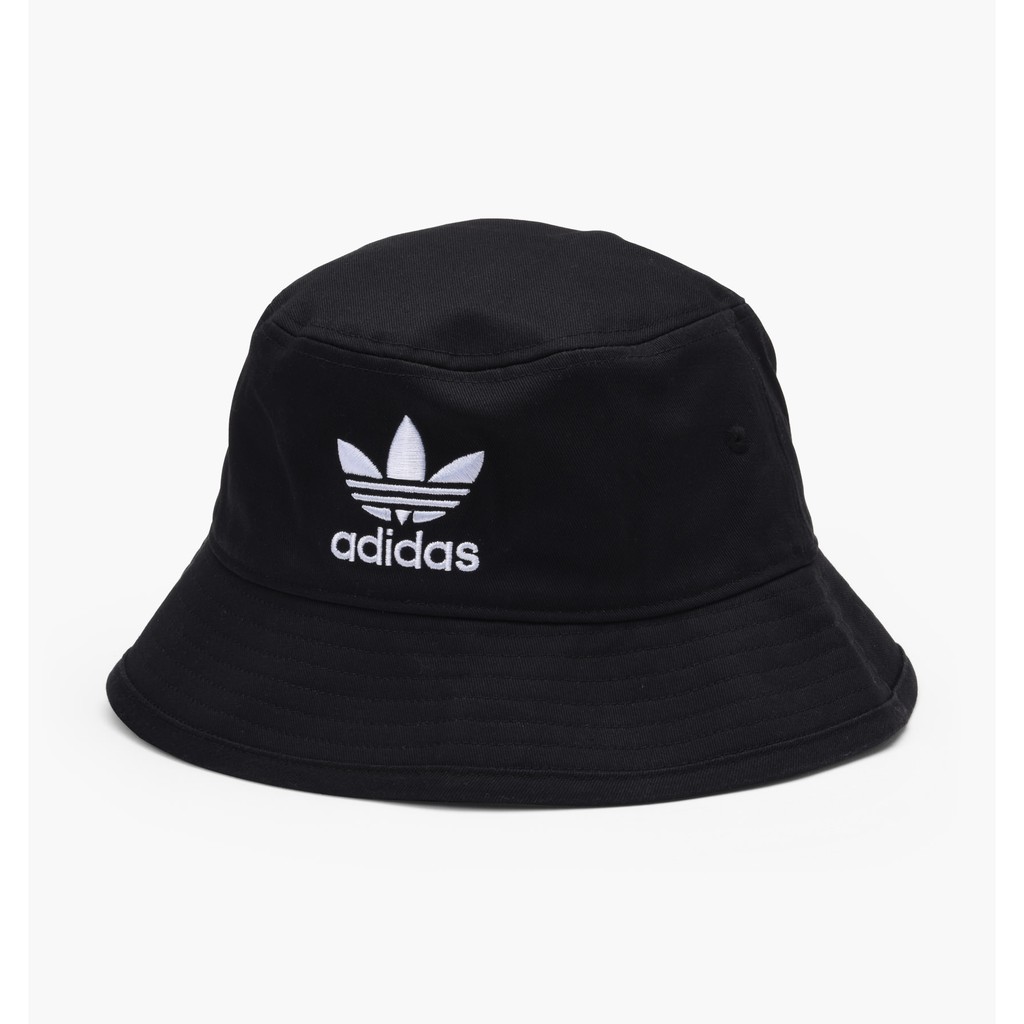 【Haha shop】ADIDAS ORIGINALS BUCKET HAT 黑白 黑 三葉草 漁夫帽 BK7345