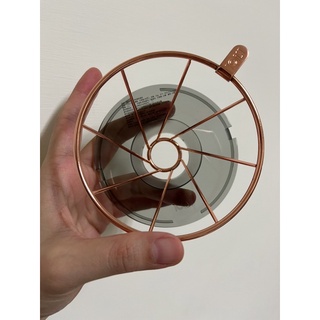 外盒微損 商品全新 玫瑰金咖啡濾杯 錐形（v60適用）