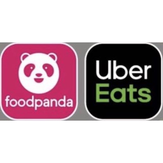 [BJ商城］台灣現貨🇹🇼大小張貼紙外送品牌 foodpanda熊貓 UberEats3M貼紙 汽機車安全帽