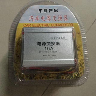 24V轉12V變壓器-降壓-電流10A-貨車-卡車-遊覽車-貨櫃車-適用於行車記錄器-倒車顯影-音響-導航降壓LED