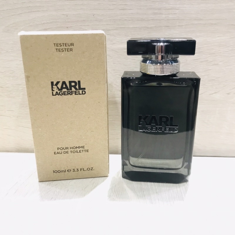 現貨 KARL LAGERFELD卡爾同名時尚男淡香水 100ML TESTER