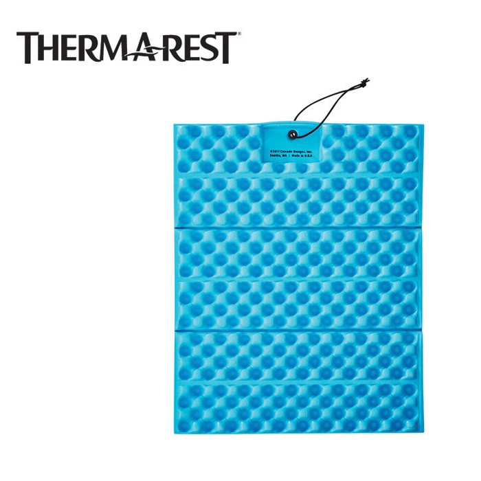 【Therm-a-Rest 美國】Z-seat SOL折疊坐墊 蛋殼坐墊 輕量化 銀塗層 藍色 (10786)