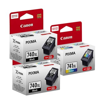 【蝦皮直營】Canon PG-740XL+CL-741XL 原廠高容量墨水匣組合(2黑1彩) 廠商直送