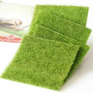 【微景小舖】假草皮坪 草皮 苔蘚 15X15CM 假草 微景觀多肉植物苔蘚盆栽擺件 DIY花盆裝飾品 園藝造景 展櫃鋪設