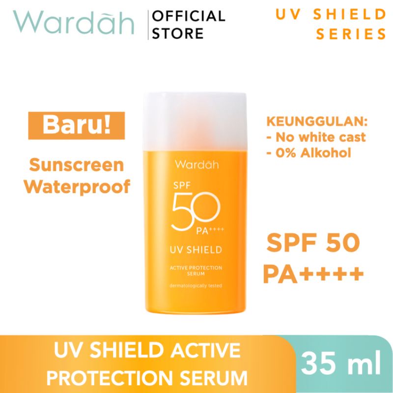 防曬防水 Wardah UV Shield Active Protection Serum SPF 50 PA 35ml