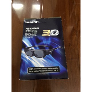 降價 SHARP 主動式3D 眼鏡 AN-3DG20-B