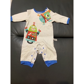 Hallmark Babies 純棉長袖連身衣。機器人包屁衣