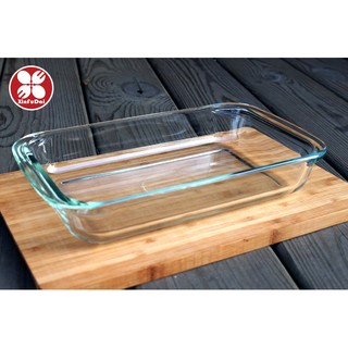 《興富大行》烘培器具【SYG台玻耐熱玻璃長方形烤盤1.0L】(SGS.FDA檢驗合格)