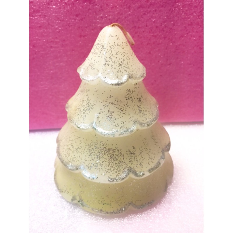生活工場SHINE白色銀色亮粉耶誕 聖誕樹蠟燭🕯️出清價89元