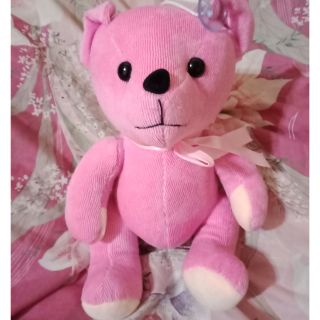 【Ru.Shop__】粉紅小熊 熊娃娃 玩偶 泰迪熊 絨毛玩偶