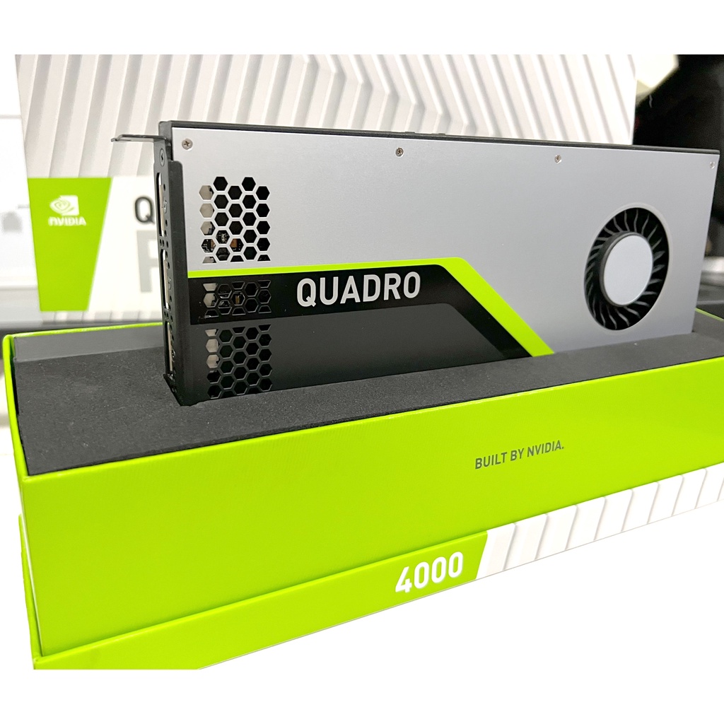 二手 LEADTEK 麗臺 NVIDIA Quadro RTX4000 顯示卡 繪圖卡 彩盒裝 原廠 保固內