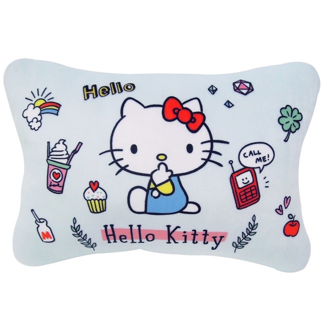 Hello Kitty 女孩日常系列 座椅頸靠墊 護頸枕 頭枕 午安枕 1入 PKTD010B-04