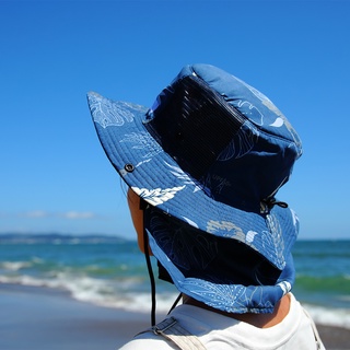 TAVARUA TM1006 漁夫帽 潛水帽 衝浪帽 自潛 潛水 衝浪 獨木舟 防曬 遮陽 扶桑藍 後擋布
