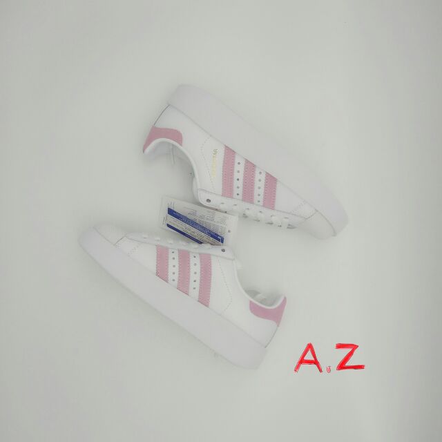 A&amp;Z［現貨區]adidas superstar bold 厚底金標 BY9076 增高鞋 鬆糕鞋 女神粉 BA7666