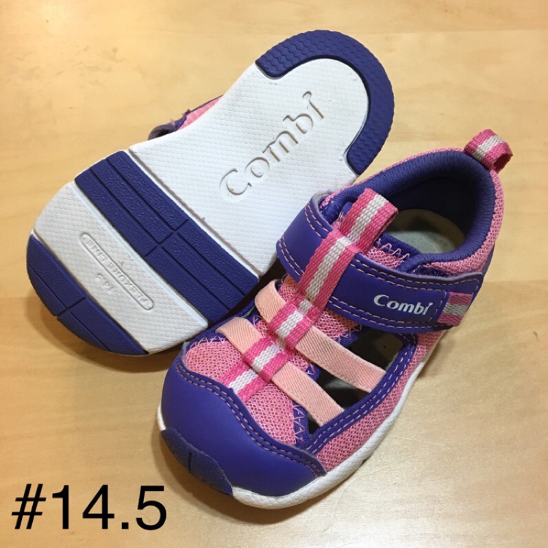 二手 9成新 Combi 康貝學步涼鞋 機能鞋/學步鞋/嬰兒鞋/兒童鞋