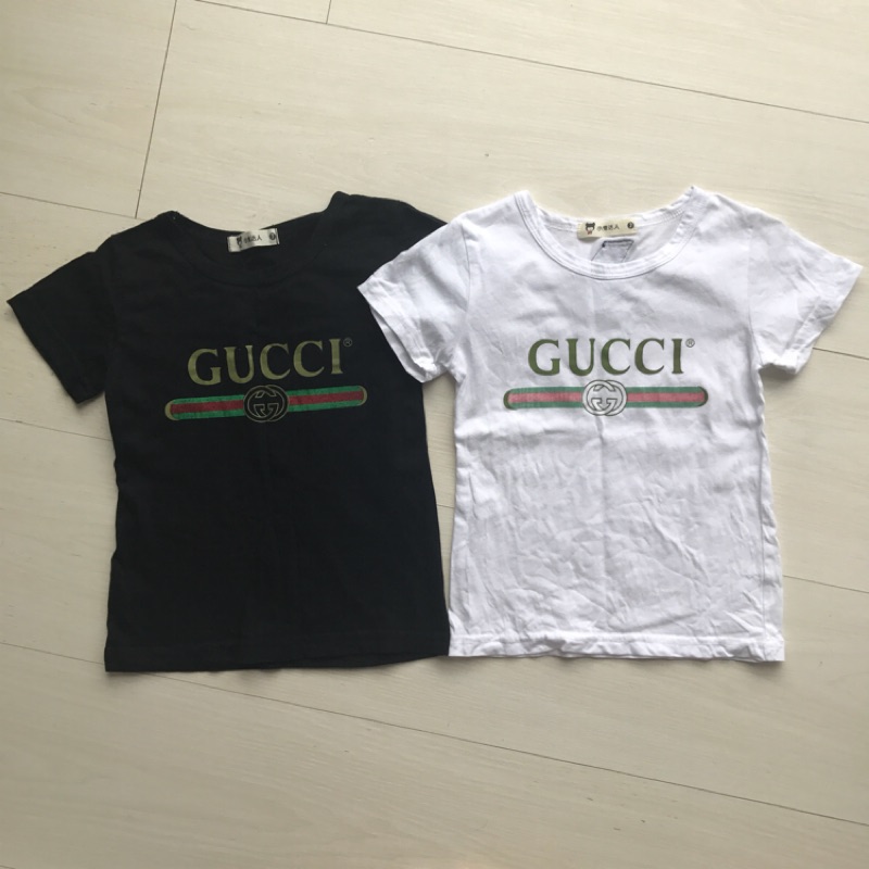 Gucci 品牌翻玩logo短袖上衣