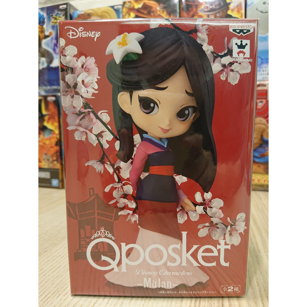 ☆ 正版景品 ☆ 現貨 日版 日空版 日本空運 Qposket 迪士尼 花木蘭 A款 全新未拆 公仔