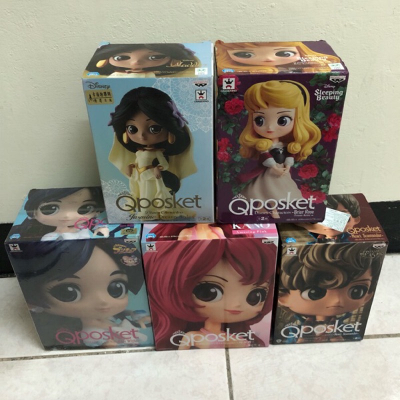 Qposket 公仔  景品 金證 代理 迪士尼 Disney 怪獸與牠們的產地 光之美少女 KANO 叶姉妹 睡美人