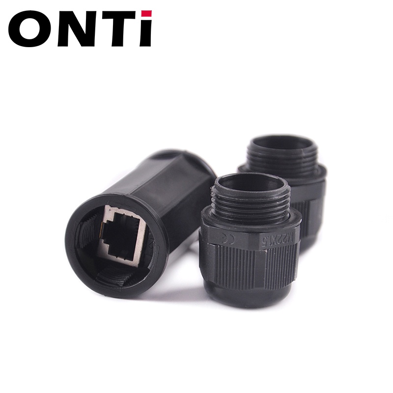 ONTi  RJ45防水接頭 網路防水接頭 防水接頭 室外網路防水接頭 室內防水接頭 RJ45直通頭 網路線直通頭