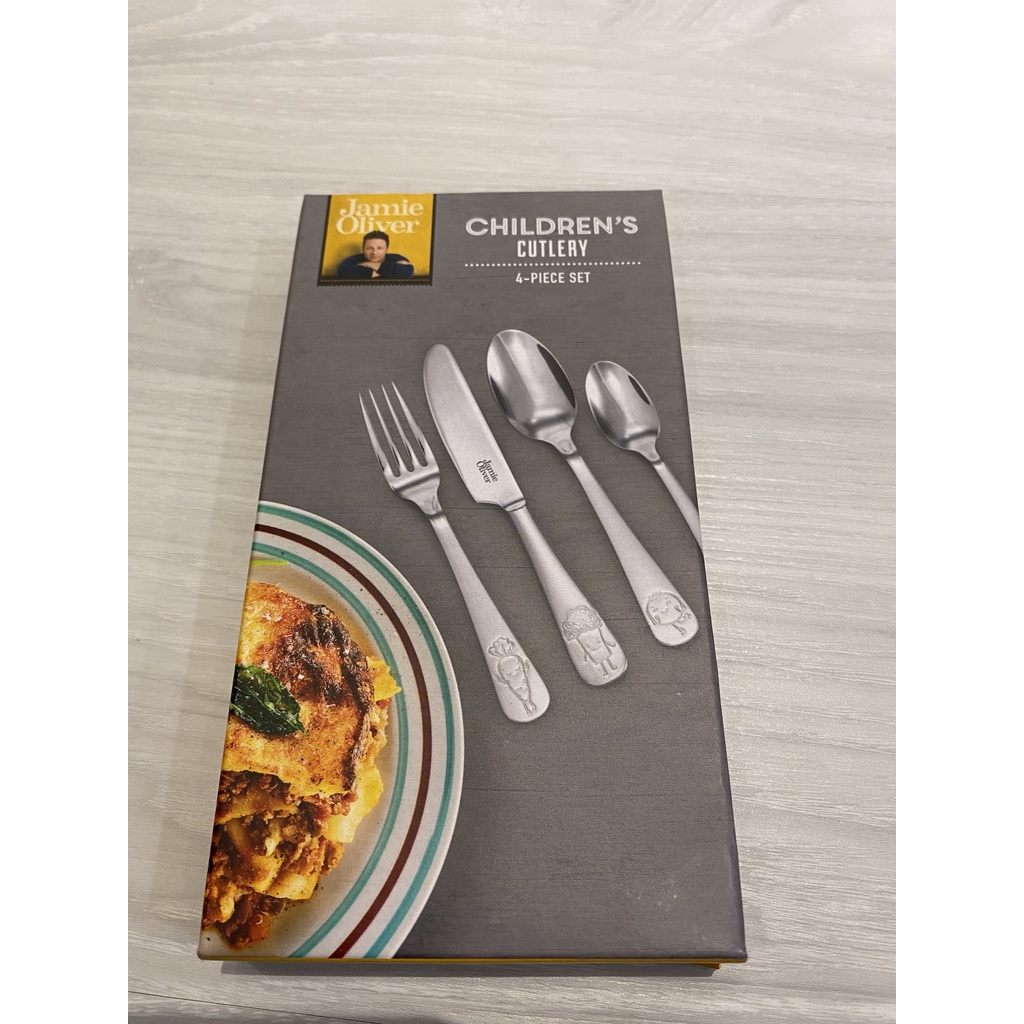 ［wei8wei下標區］Jamie Oliver蔬菜超人兒童餐具4件組 不鏽鋼兒童餐具