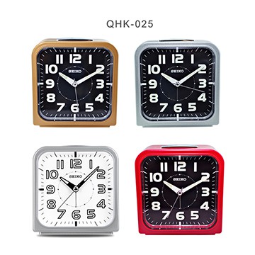 日本 精工 SEIKO 靜音 大聲公 時鐘 鬧鐘 QHK 025、QHK025K、QHK025G