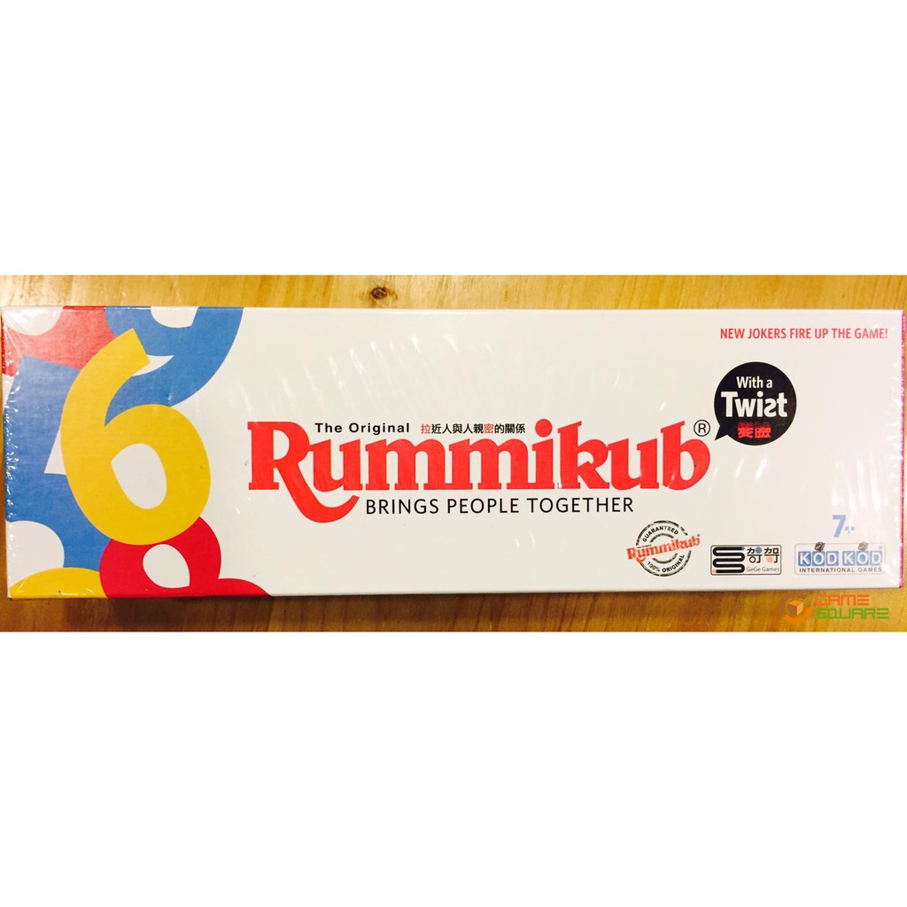 【遊戲平方實體桌遊空間】拉密-變臉版 柱狀 Rummikub Twist 正版 桌上遊戲 24小時出貨