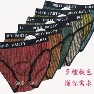 12件(不挑色)-POLO PARTY銀離子三角褲－#吸汗快乾#涼爽透氣#男內褲#銀離子內褲#男三角褲#男內褲