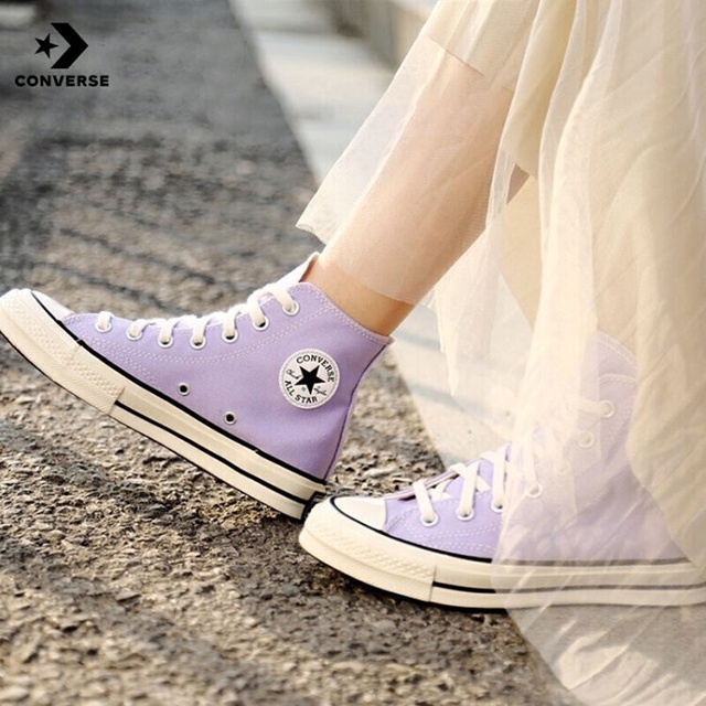 CONVERSE CHUCK ALL STAR 1970 紫 奶油 高筒 帆布 三星標 167862c 男女鞋