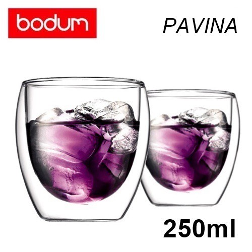 【北歐生活】Bodum  PAVINA  雙層玻璃杯 250ml 兩入裝