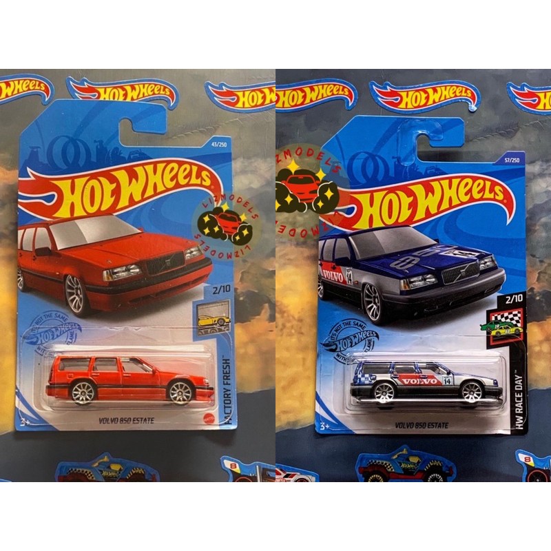 🔅里氏模型車 賠本出清 1/64 Hot Wheels 風火輪 VOLVO 850 黃色 經典 富豪 合金模型車 沃爾沃