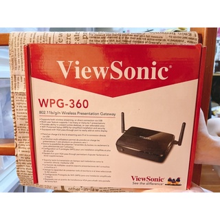 ViewSonic WPG-360/高速無線影像傳輸分享器