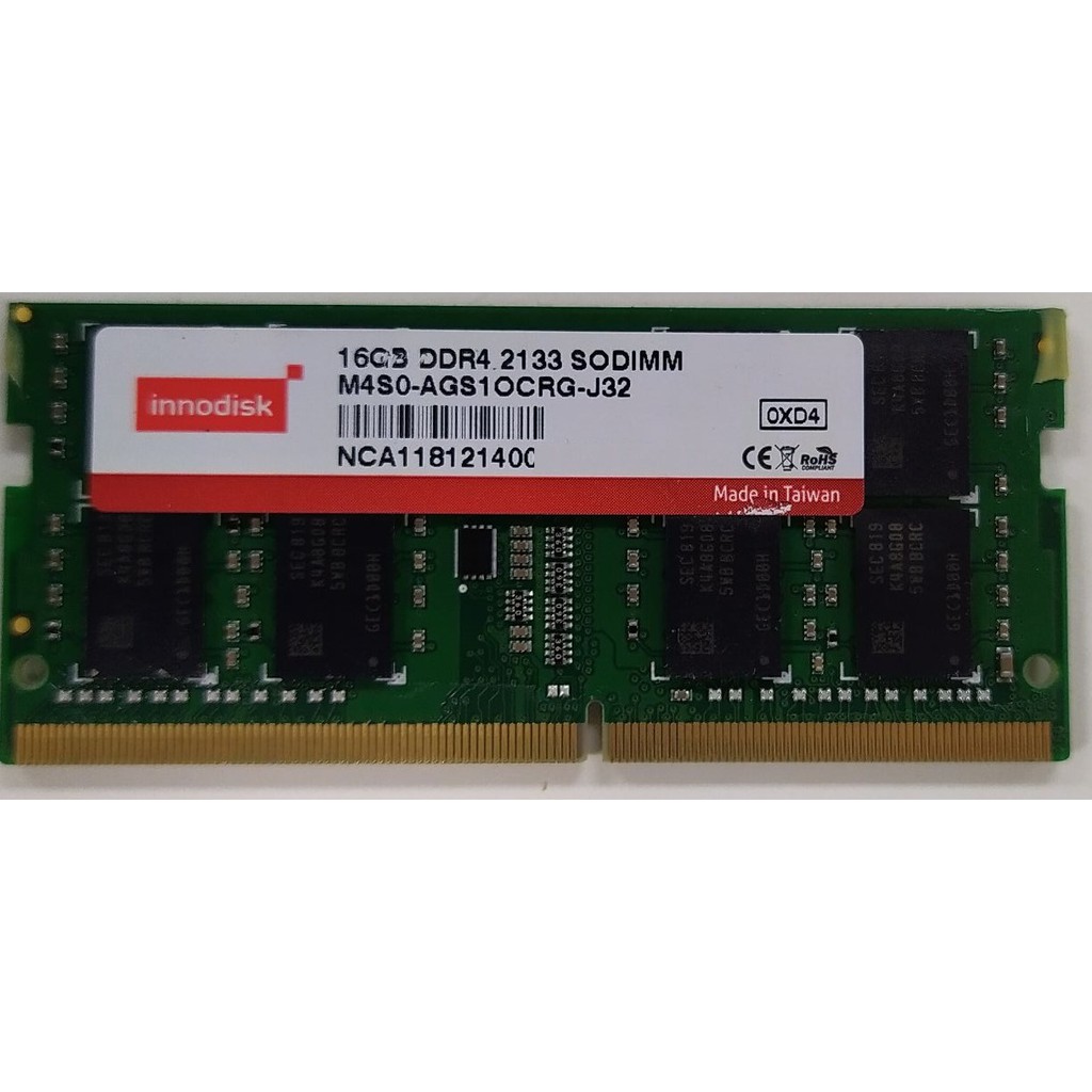 [二手]記憶體 16G DDR4 2133  宜鼎innodisk