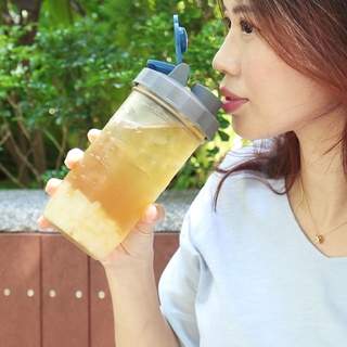 【升級版/現貨】美國 Ball 梅森玻璃罐 24oz + Soligt 提把飲料杯 (2色) 梅森罐 隨行杯 環保杯
