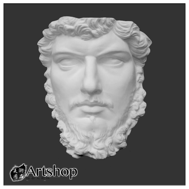 Artshop美術用品 訂購商品半面石膏像素描用石膏像素描靜物大顏面運費另計350 蝦皮購物